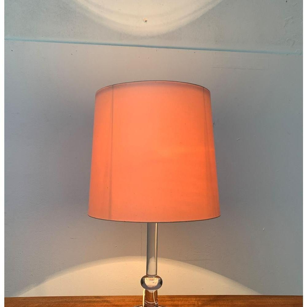 Danois Lampe de table palais danoise vintage en verre par Michael Bang pour Holmegaard, 1970 en vente