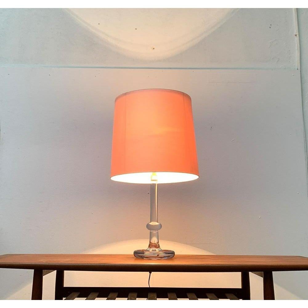Lampe de table palais danoise vintage en verre par Michael Bang pour Holmegaard, 1970 en vente 1