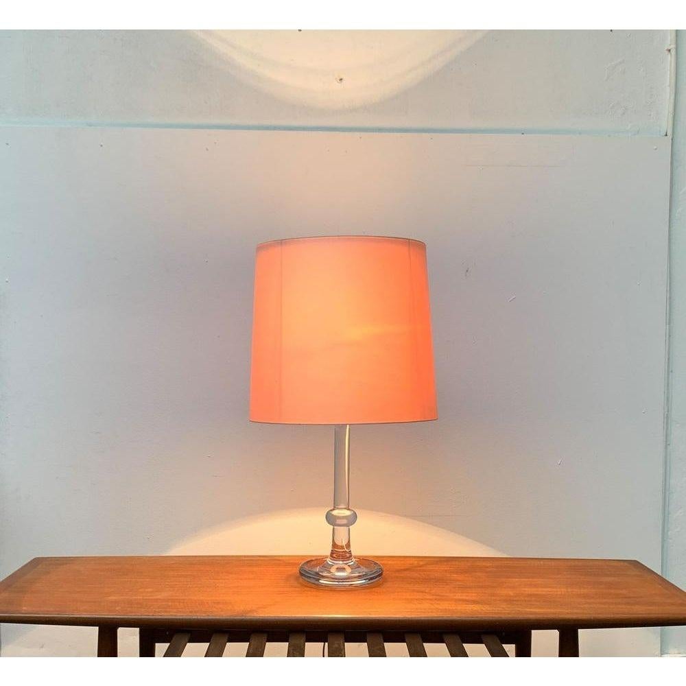 Lampe de table palais danoise vintage en verre par Michael Bang pour Holmegaard, 1970 en vente 2