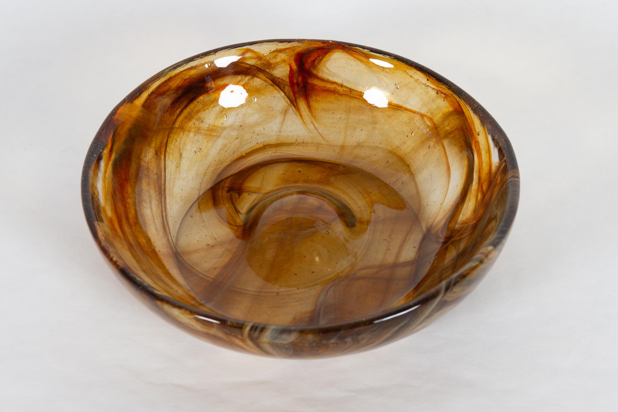 Vintage Danish glass pipe ashtray, 1970s
Large Danish ashtray for pipes designed by Michael Bang for Kastrup / Holmegaard Glassworks, 1975.
Made in three sizes. This is the largest with a diameter of 19.5 cm. This was one of the first
pieces of