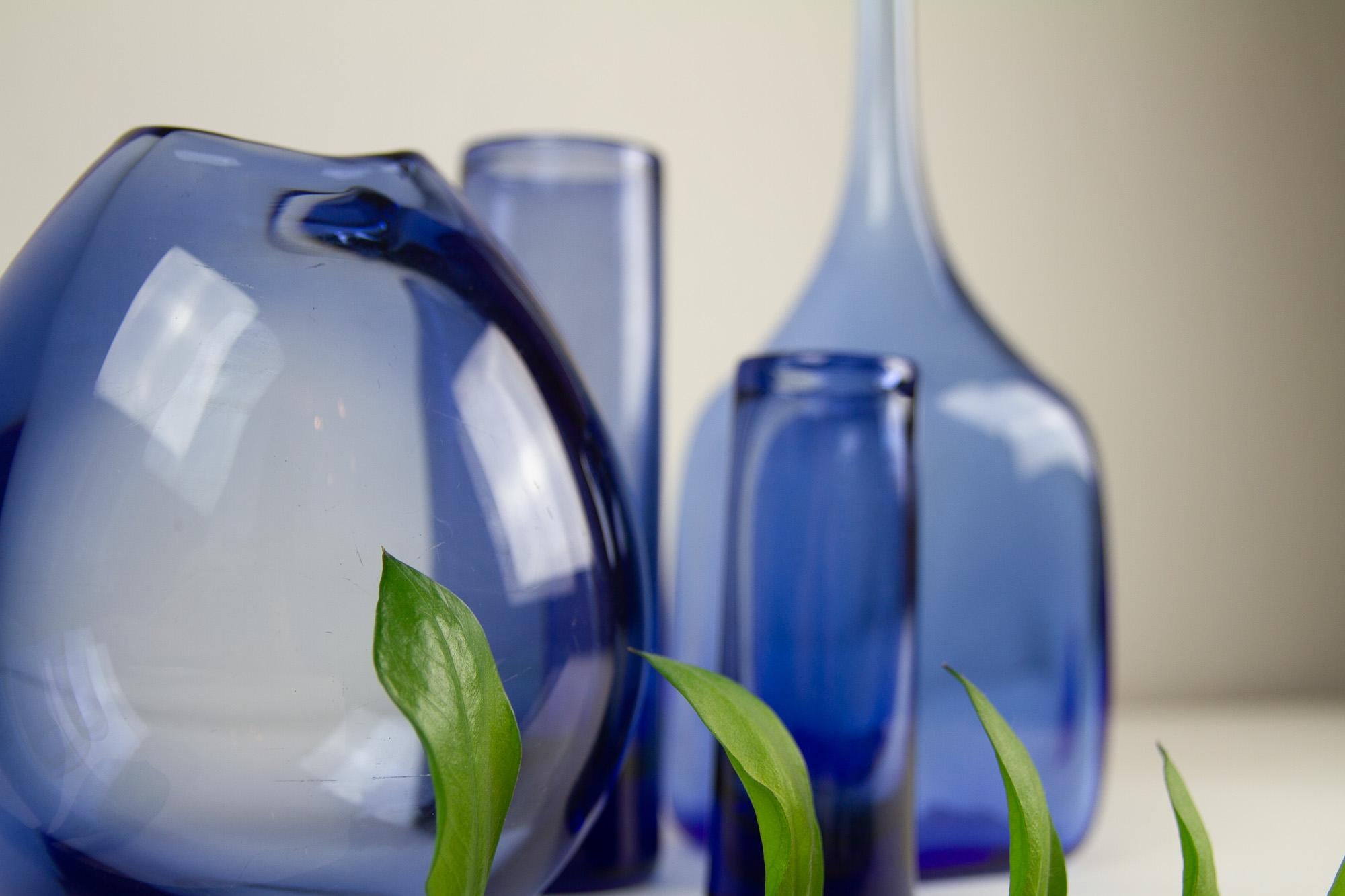 Vintage Danish Glass Vases 
