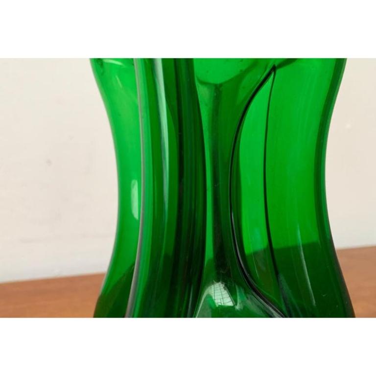 Bottiglia Kluk Kluk danese d'epoca in vetro verde di Holmegaard, anni '70 in vendita 4