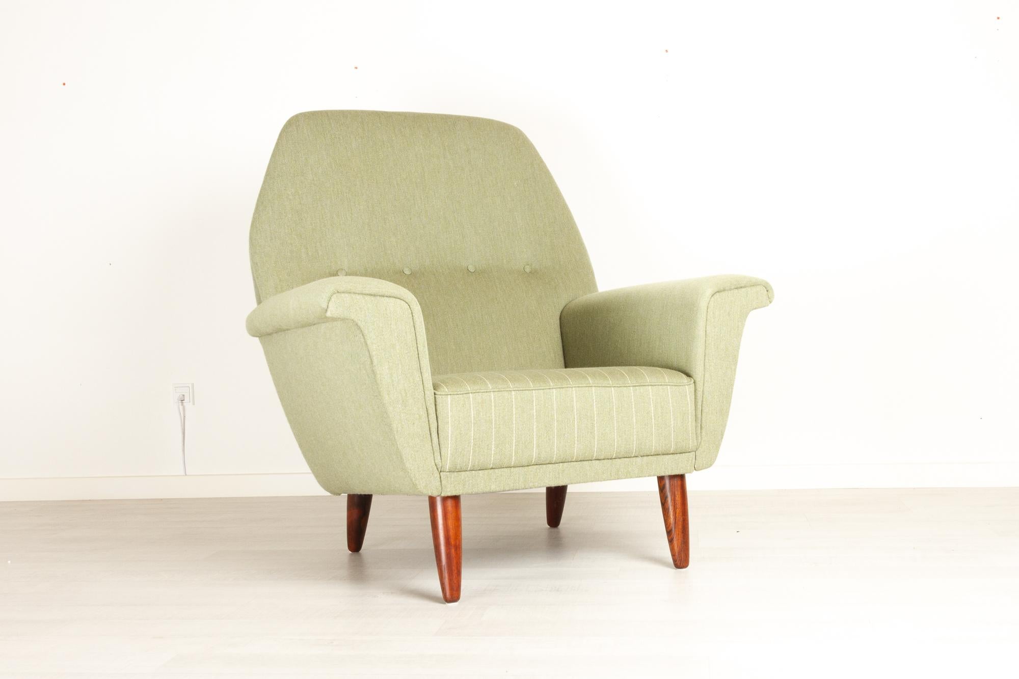 Vintage Danish Highback Lounge Chair by G. Thams for Vejen, 1960s 6