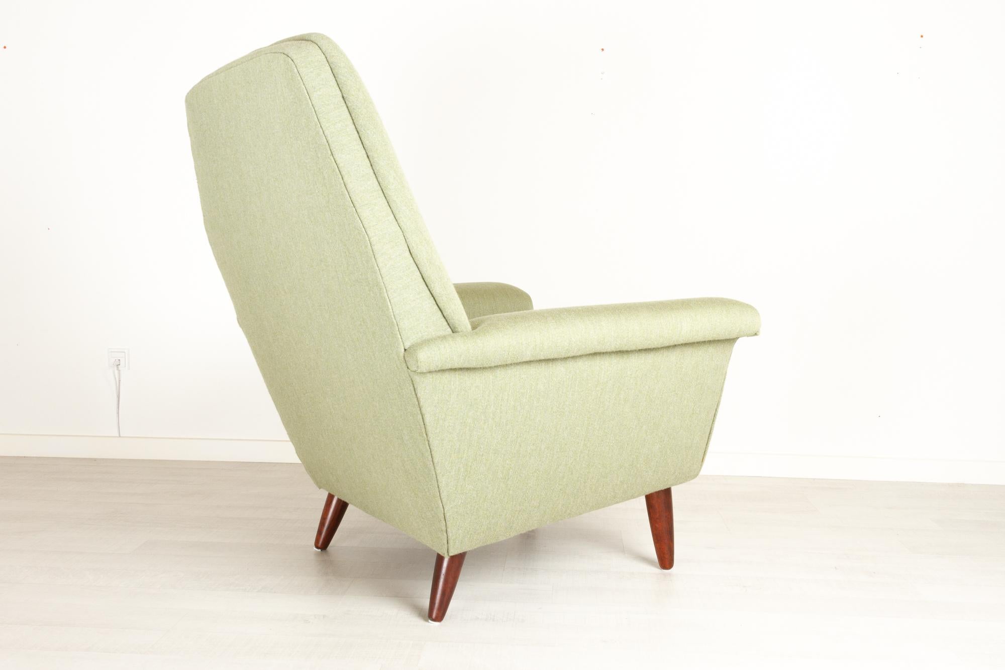 Vintage Danish Highback Lounge Chair by G. Thams for Vejen, 1960s 3