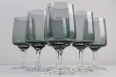 Vintage Danish Holmegaard Atlantic Beer Glasses, 1960s. Set of 6.