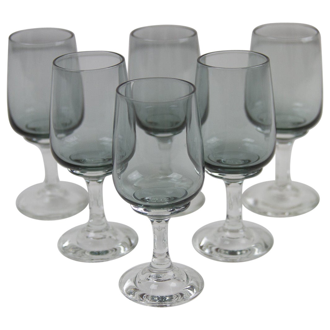 Vintage Danish Holmegaard Atlantic Snaps Glasses, 1960s. Set of 6