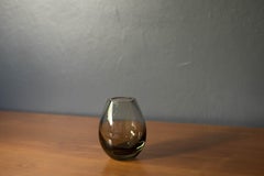 Vaso danese d'epoca in vetro a goccia di Per Lutken for Holmegaard di Per Lutken