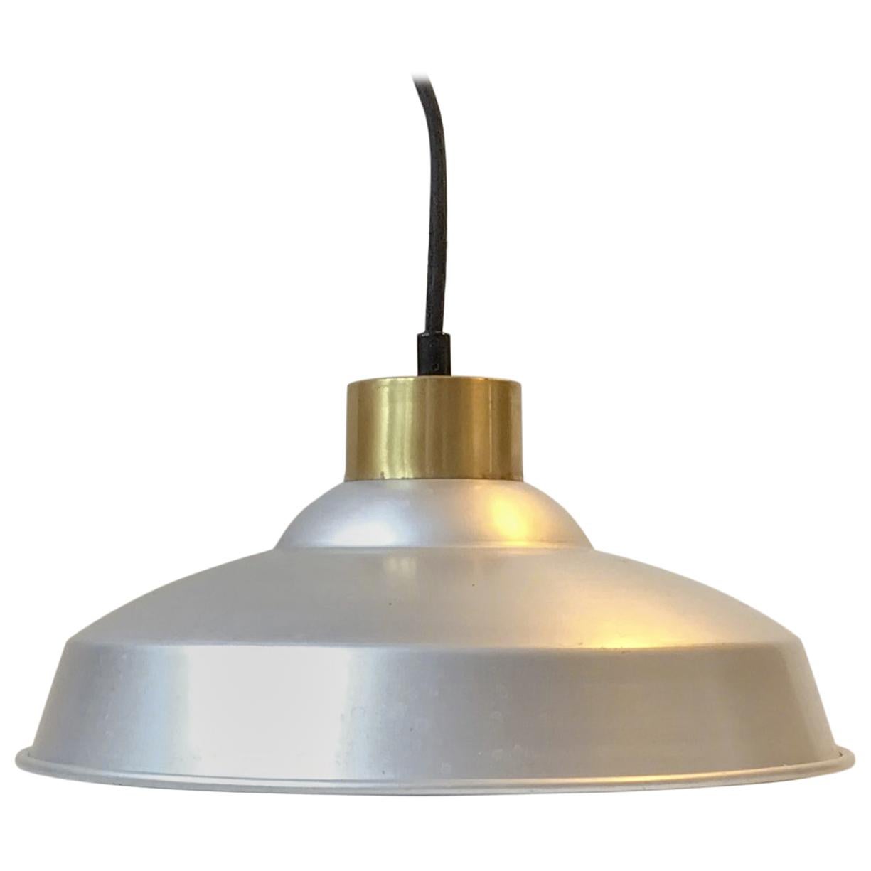 Vintage Danish Industrial Pendant Lamp from NES, 1950s For Sale