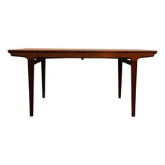 Vintage Danish Johannes Andersen Teak Extendable Dining Table
