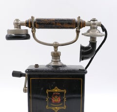 Vintage Danish JYDSK Phone, Early 20th Century