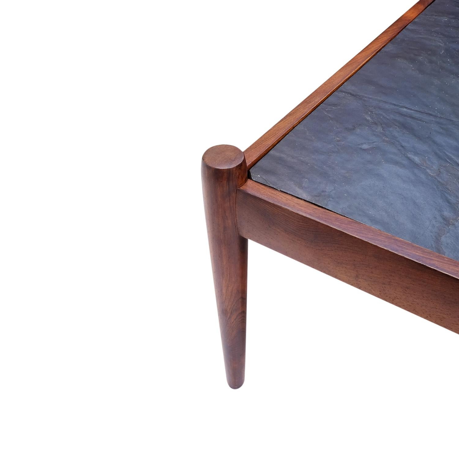 Stone Vintage Danish Kai Kristiansen Coffee Table in Rosewood, 1960s For Sale