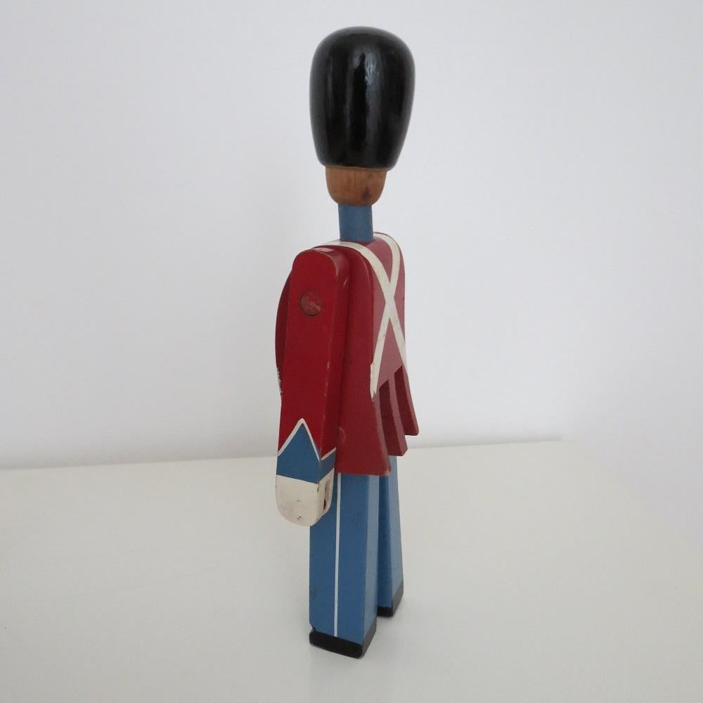 Vintage danese Kay Bojesen Soldato della Guardia Reale Figura 2 disponibili in vendita 3