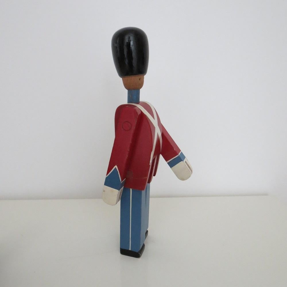 Vintage danese Kay Bojesen Soldato della Guardia Reale Figura 2 disponibili in vendita 4