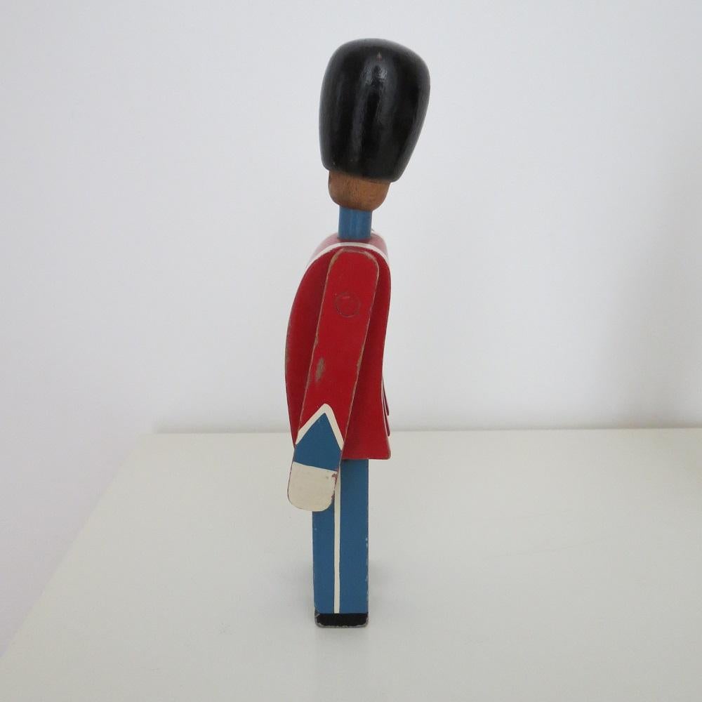 Mid-Century moderno Vintage danese Kay Bojesen Soldato della Guardia Reale Figura 2 disponibili in vendita