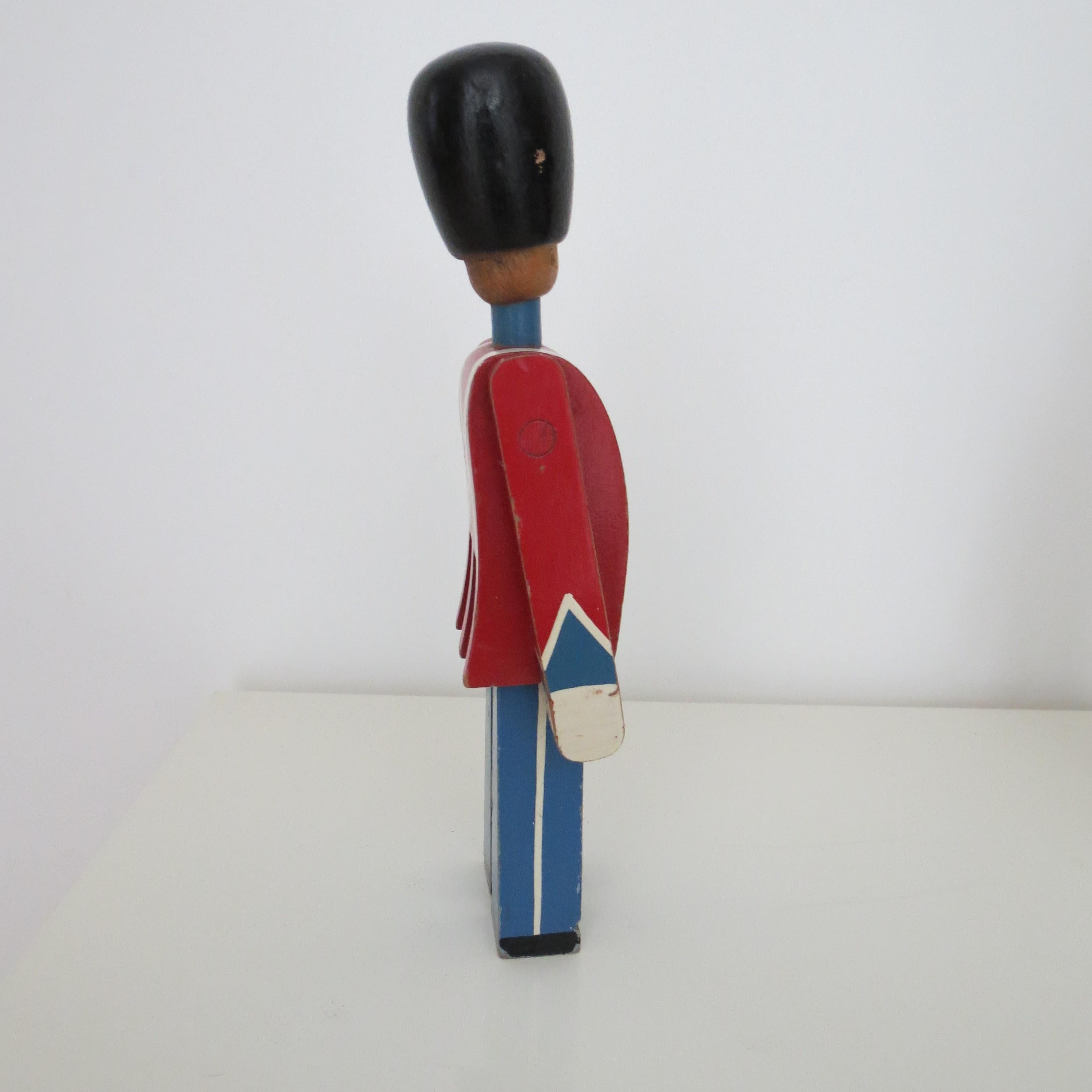 Vintage danese Kay Bojesen Soldato della Guardia Reale Figura 2 disponibili in vendita 1