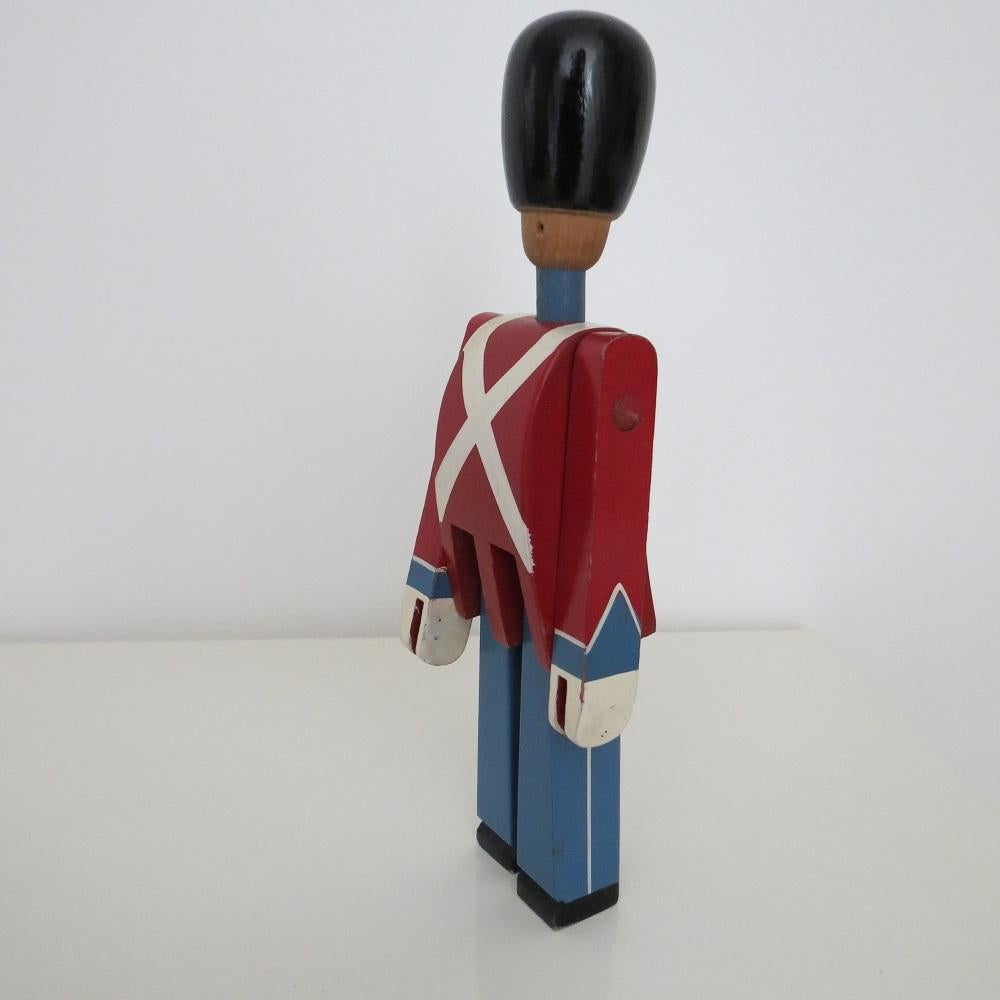 Vintage danese Kay Bojesen Soldato della Guardia Reale Figura 2 disponibili in vendita 2