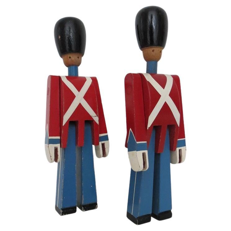 Vintage danese Kay Bojesen Soldato della Guardia Reale Figura 2 disponibili in vendita