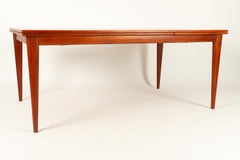 Vintage Danish Large Teak Dining Table Model 254 by N.O. Møller for J.L. Møllers