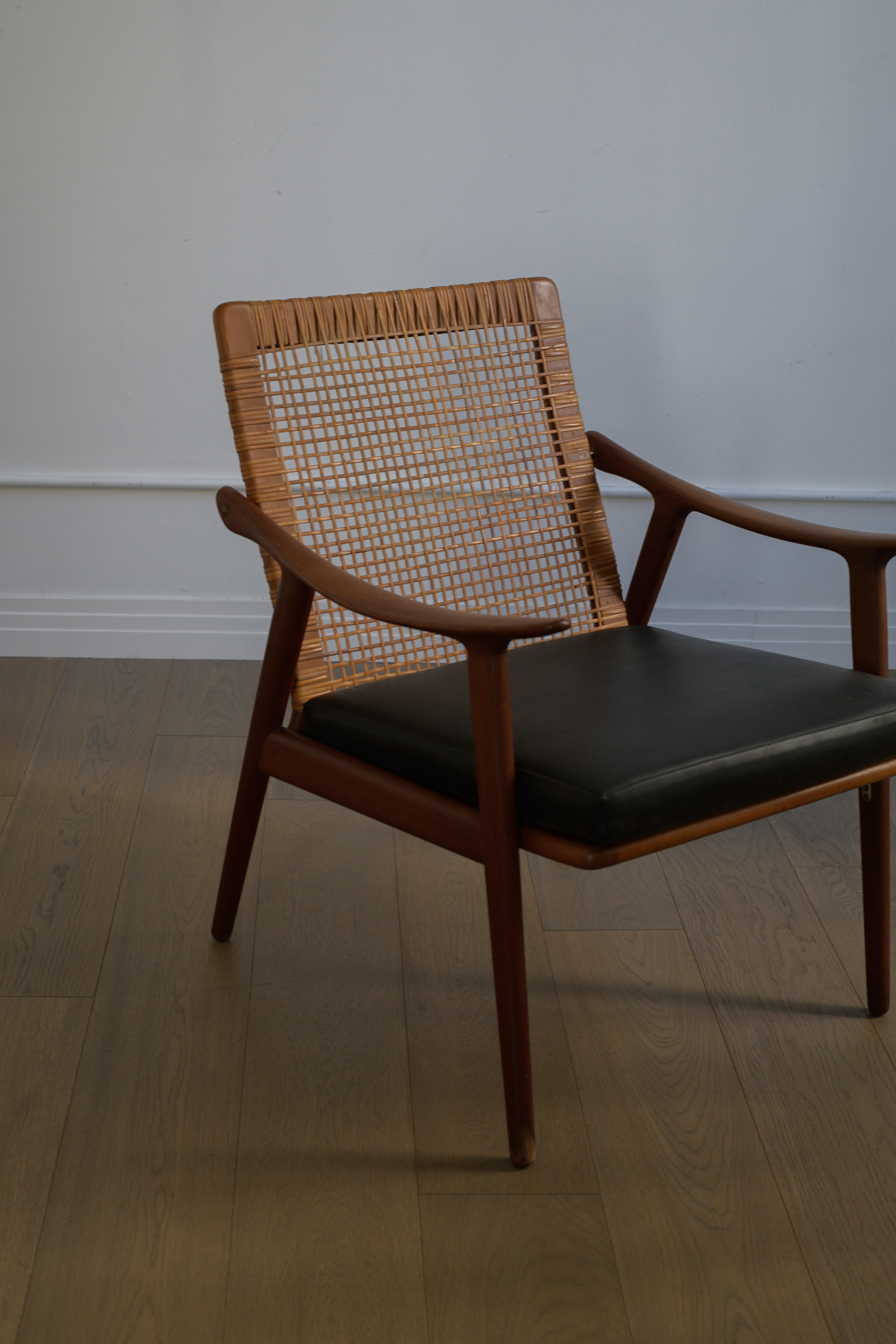 Chaise longue danoise vintage dans le style de Peter Hvidt en vente 1