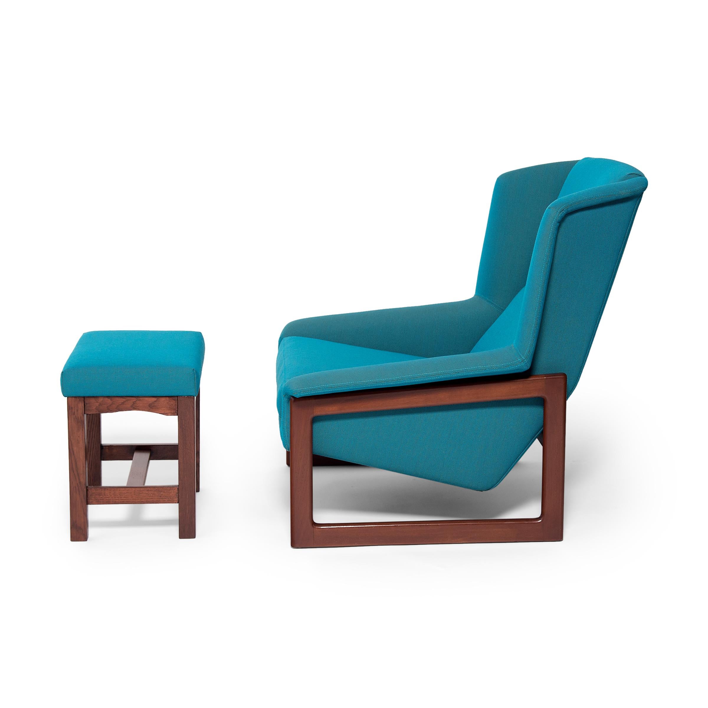 Scandinavian Modern Vintage Danish Lounge Chair Set