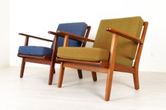 Vintage Danish Lounge Chairs by Aage Pedersen for GETAMA 1960s, Set of 2