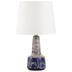 Vintage Danish Marianne Starck for Michael Andersen Table Lamp Blue Persia 1960s