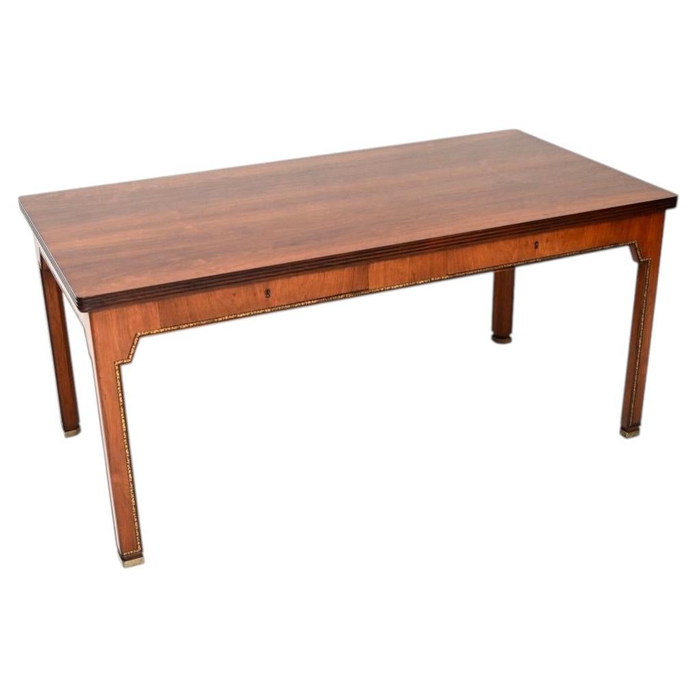 Vintage Danish Master Cabinetmaker Made Desk For Sale