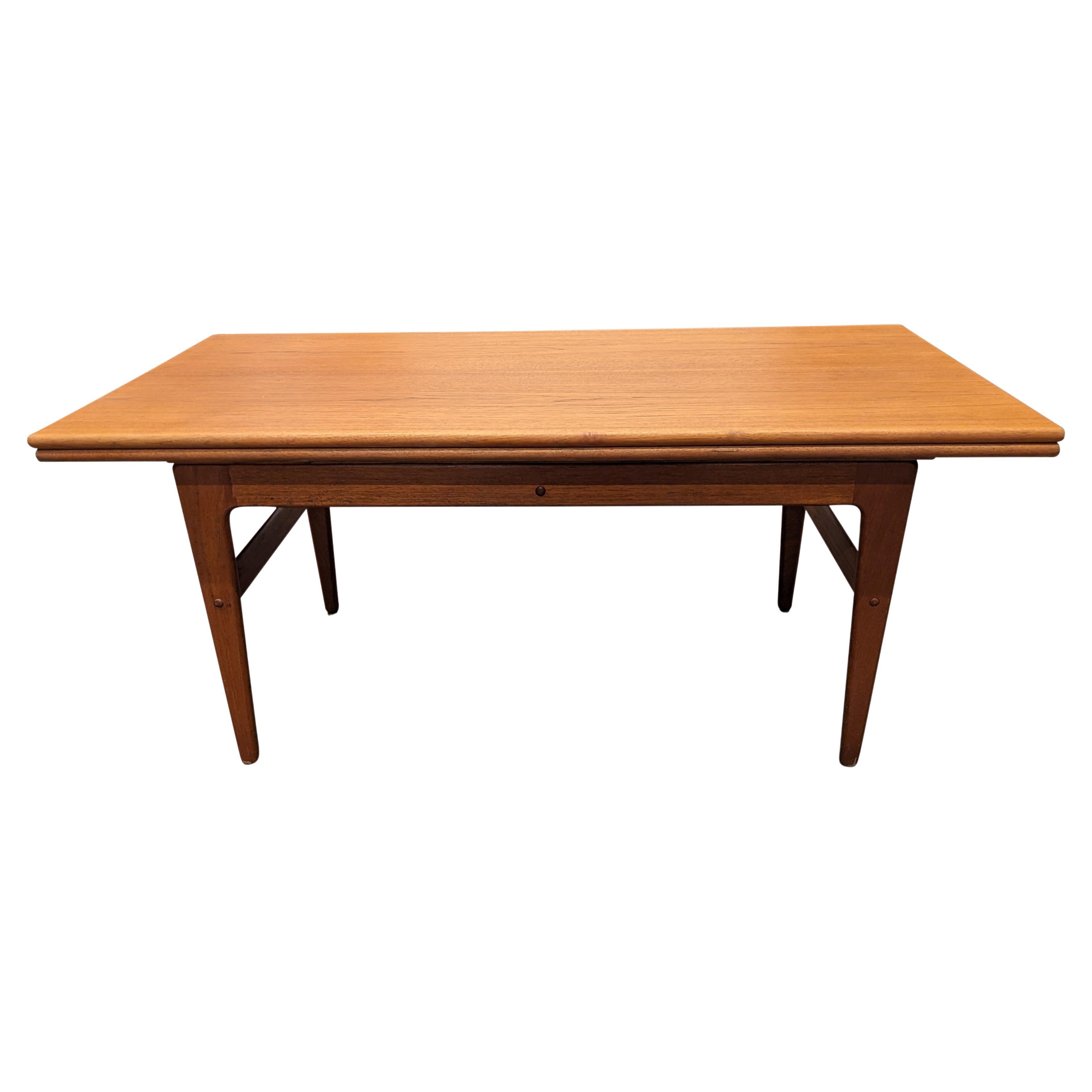 Vintage Danish MCM Copenhagen Table Dining and Coffee Table in 1 - 072366