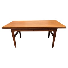 Vintage Danish MCM Copenhagen Table Dining and Coffee Table in 1 - 072366