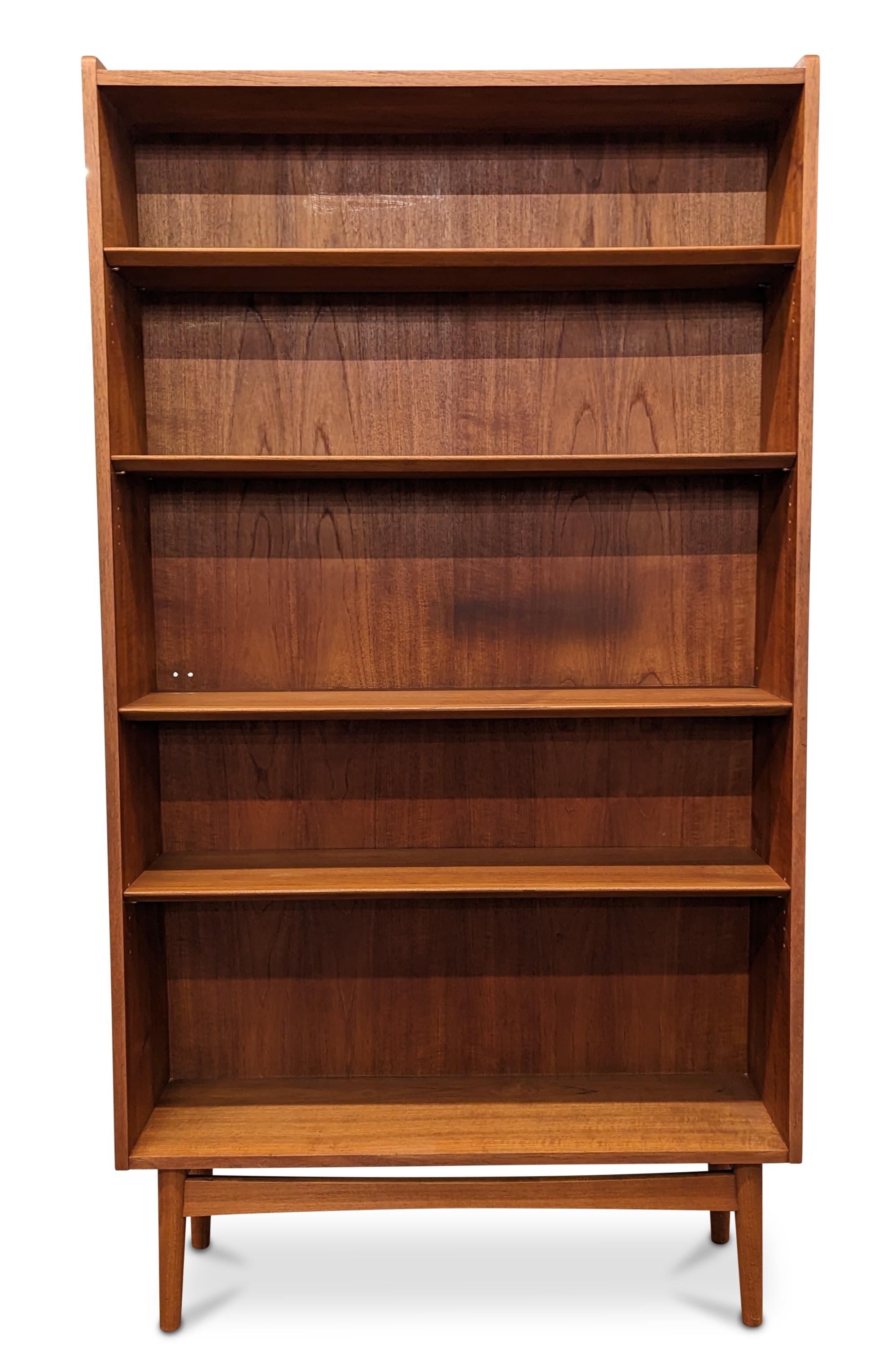 Vintage Danish Mcm Teak Bookcase Nexo Mobelfabrik by Johannes Sorth - 062308 2