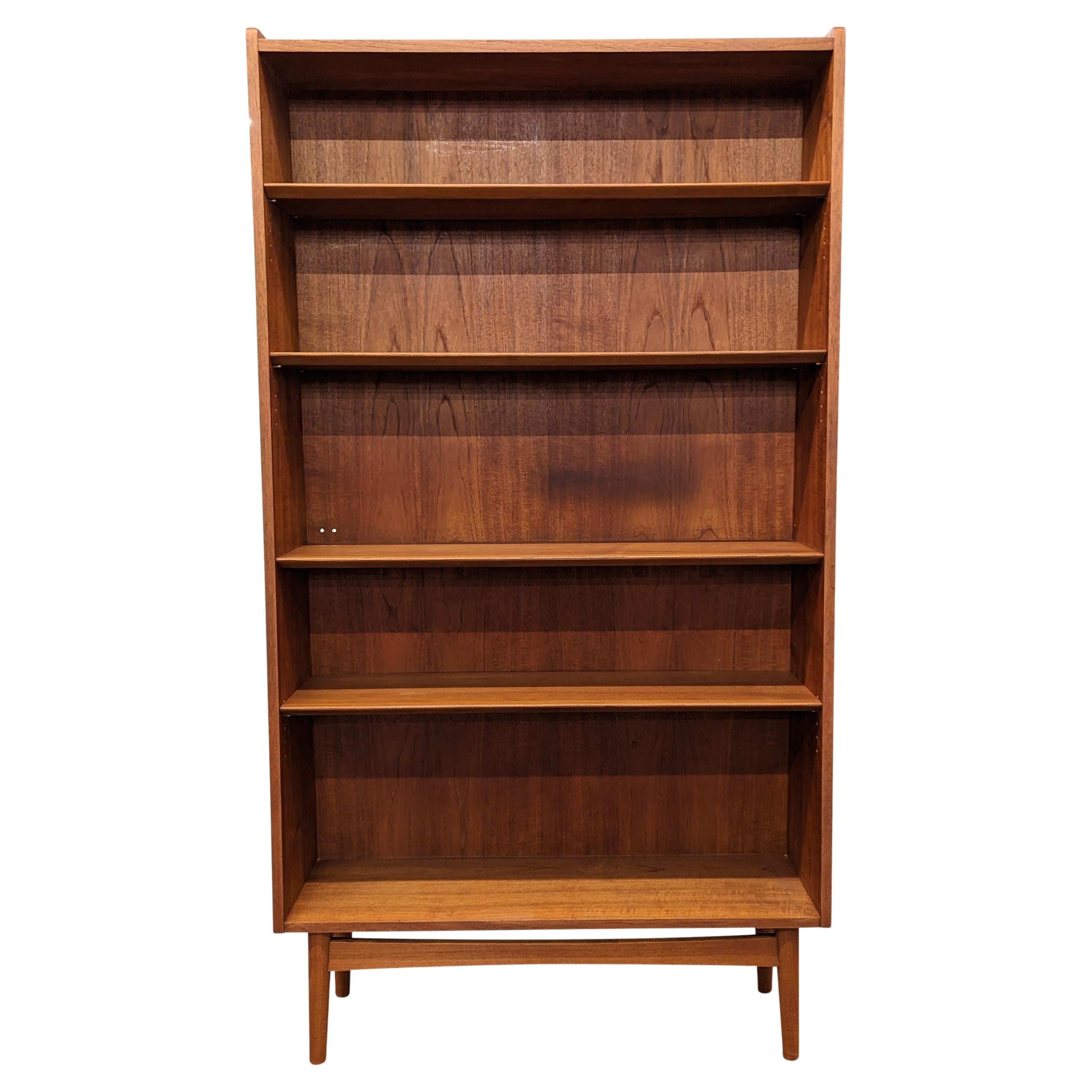 Vintage Danish Mcm Teak Bookcase Nexo Mobelfabrik by Johannes Sorth - 062308