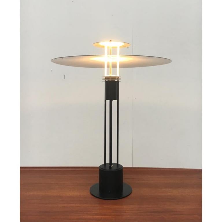 Métal Lampe de table danoise vintage en métal de Frandsen en vente