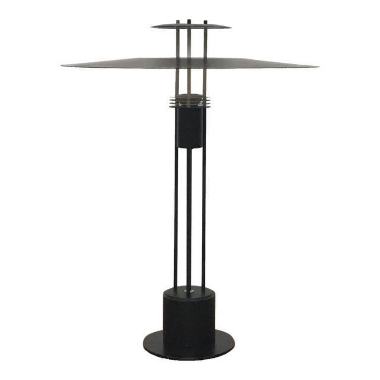 Dänische Metall-Tischlampe aus Metall von Frandsen, Vintage