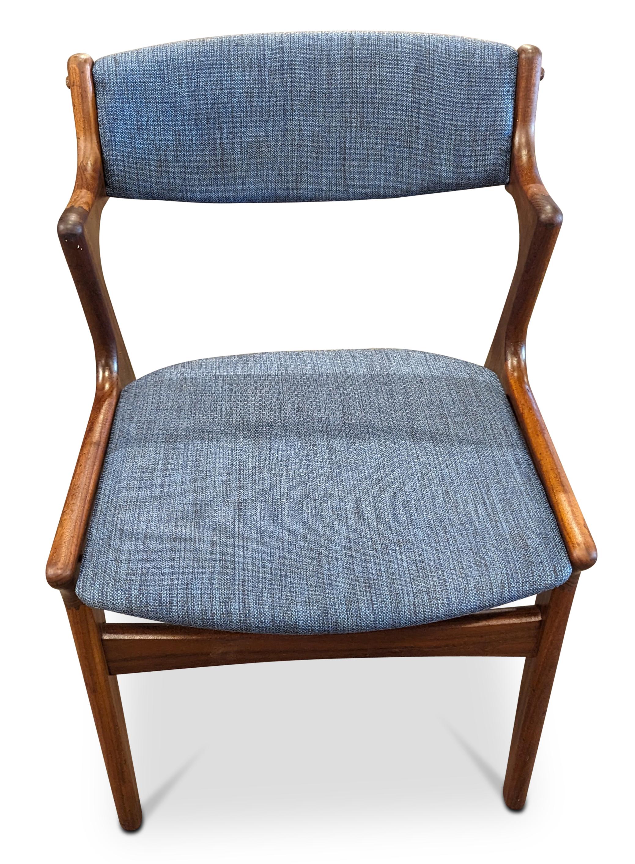 Vintage Danish Mid Century 4 Nova Teak Chairs - 072334 4