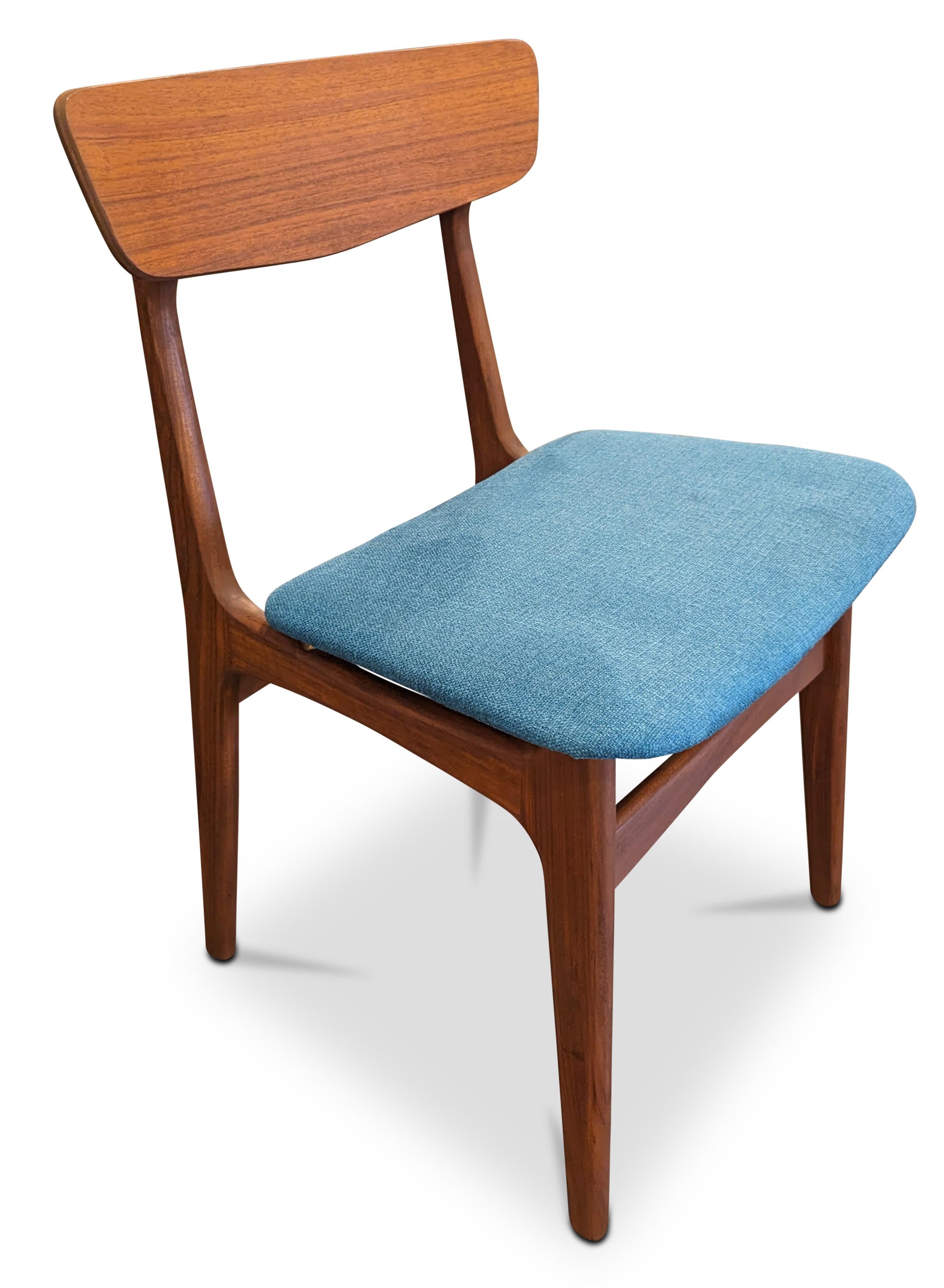Mid-Century Modern Vintage Danish Mid Century 4 Schoning Elgaard Teak Chairs - 072335