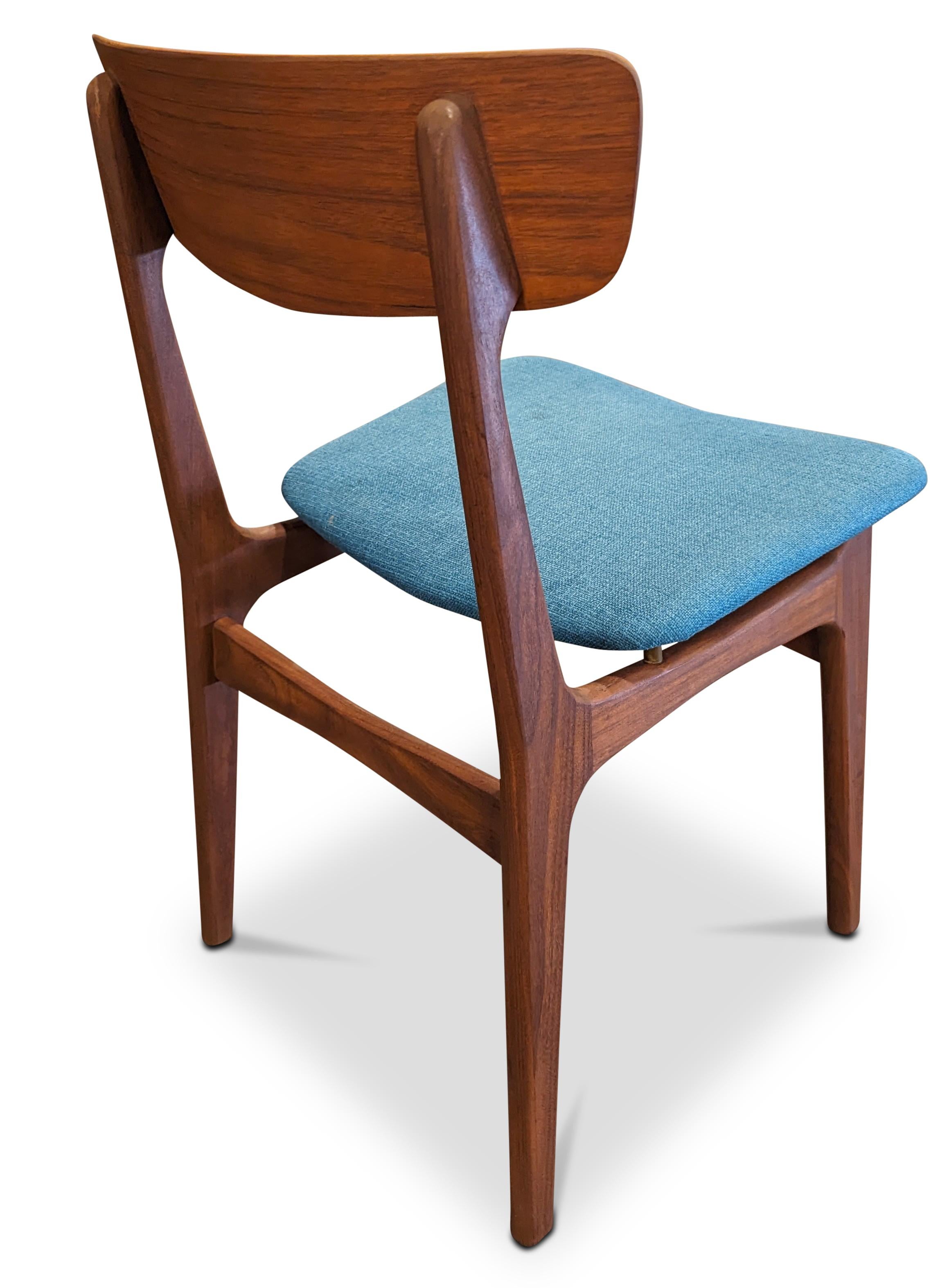 Mid-20th Century Vintage Danish Mid Century 4 Schoning Elgaard Teak Chairs - 072335