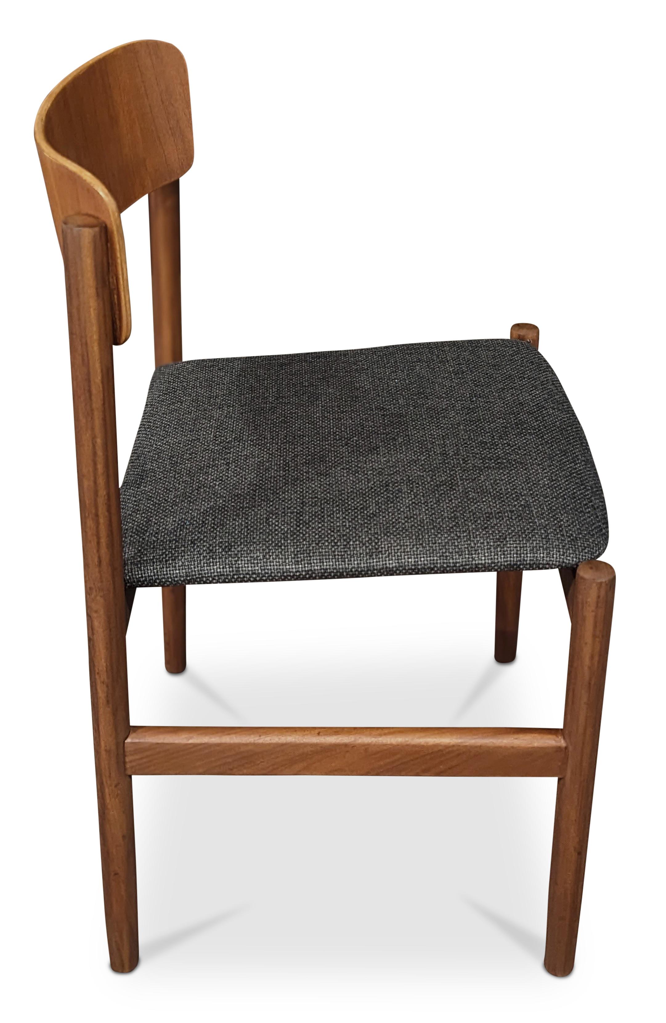 Vintage Danish Mid Century 6 Teak Dining Chairs - 072314 In Good Condition In Jersey City, NJ