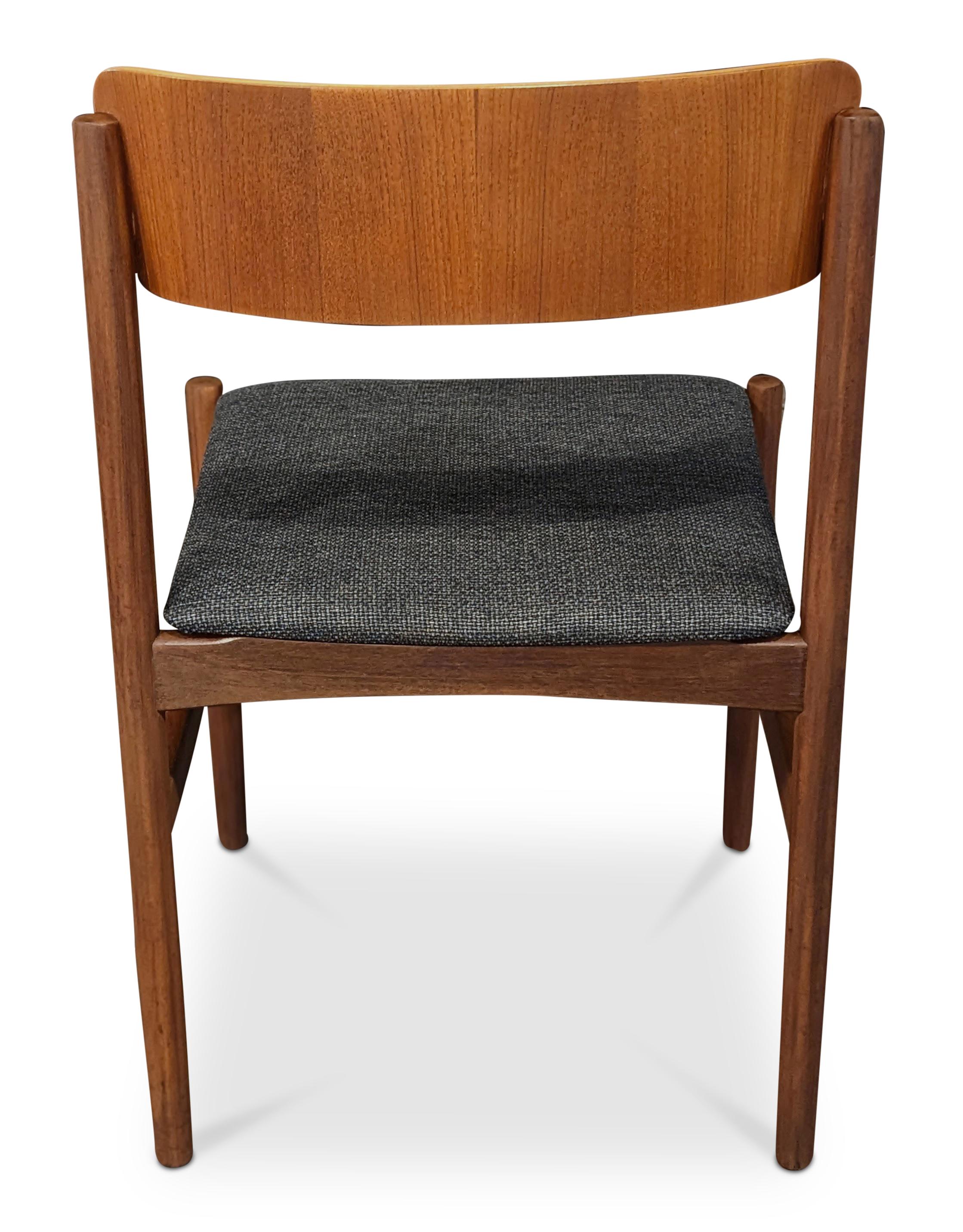 Vintage Danish Mid Century 6 Teak Dining Chairs - 072314 1