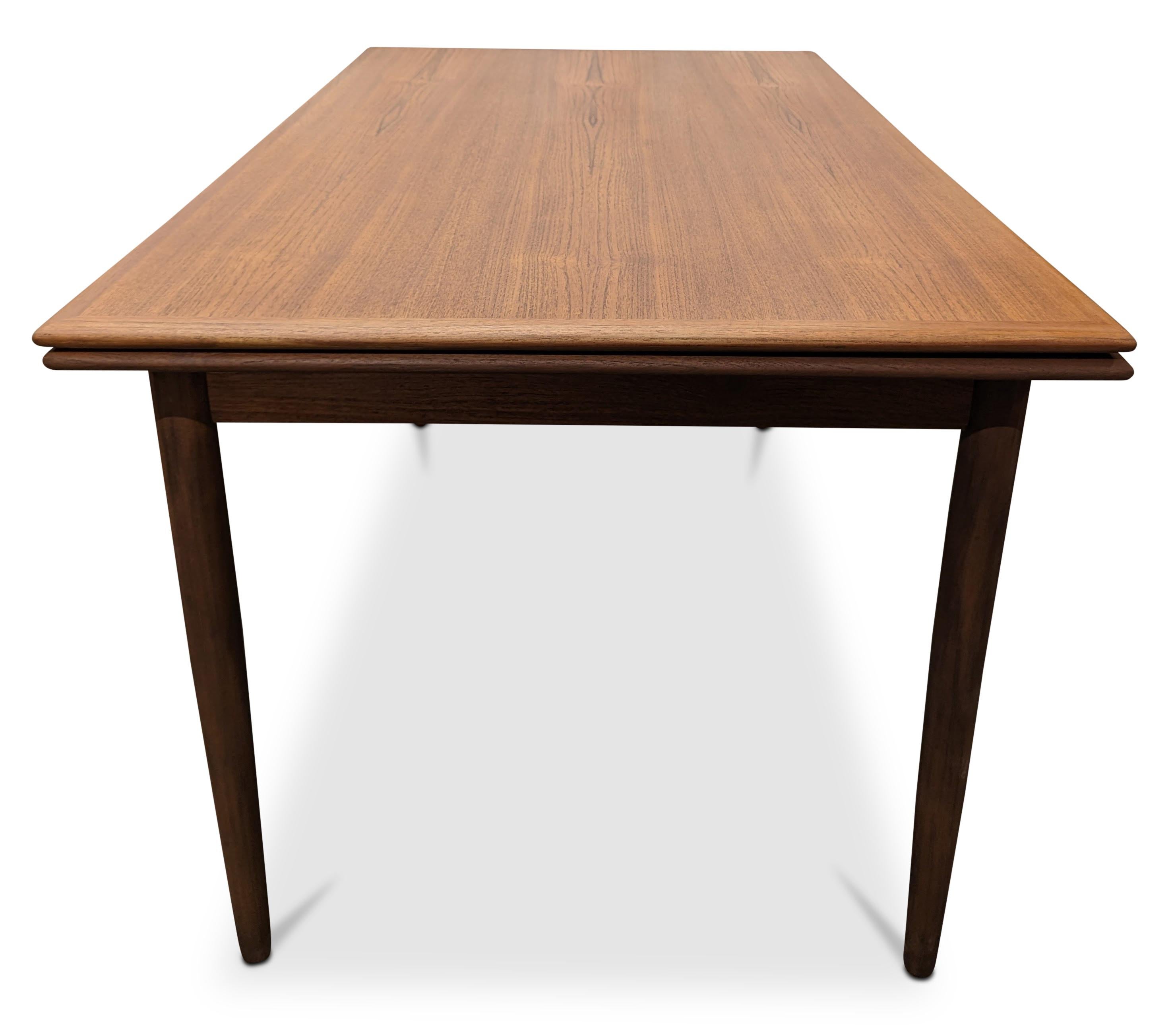 Vintage Danish Mid Century Dining Table w 2 Leaves - 082348 7