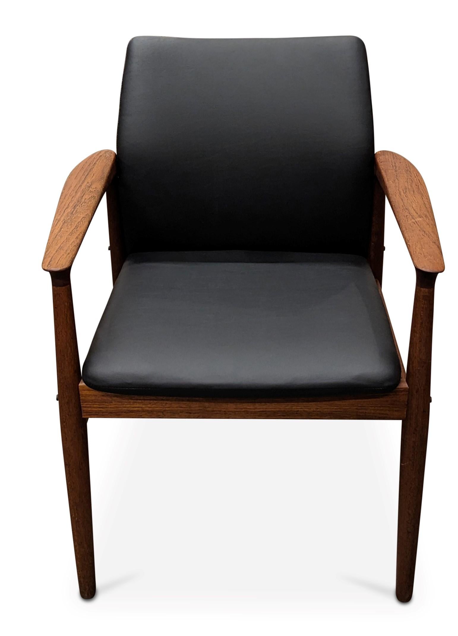 Scandinavian Modern Vintage Danish Mid Century Grethe Jalk for Glostrup Teak Chair - 082314
