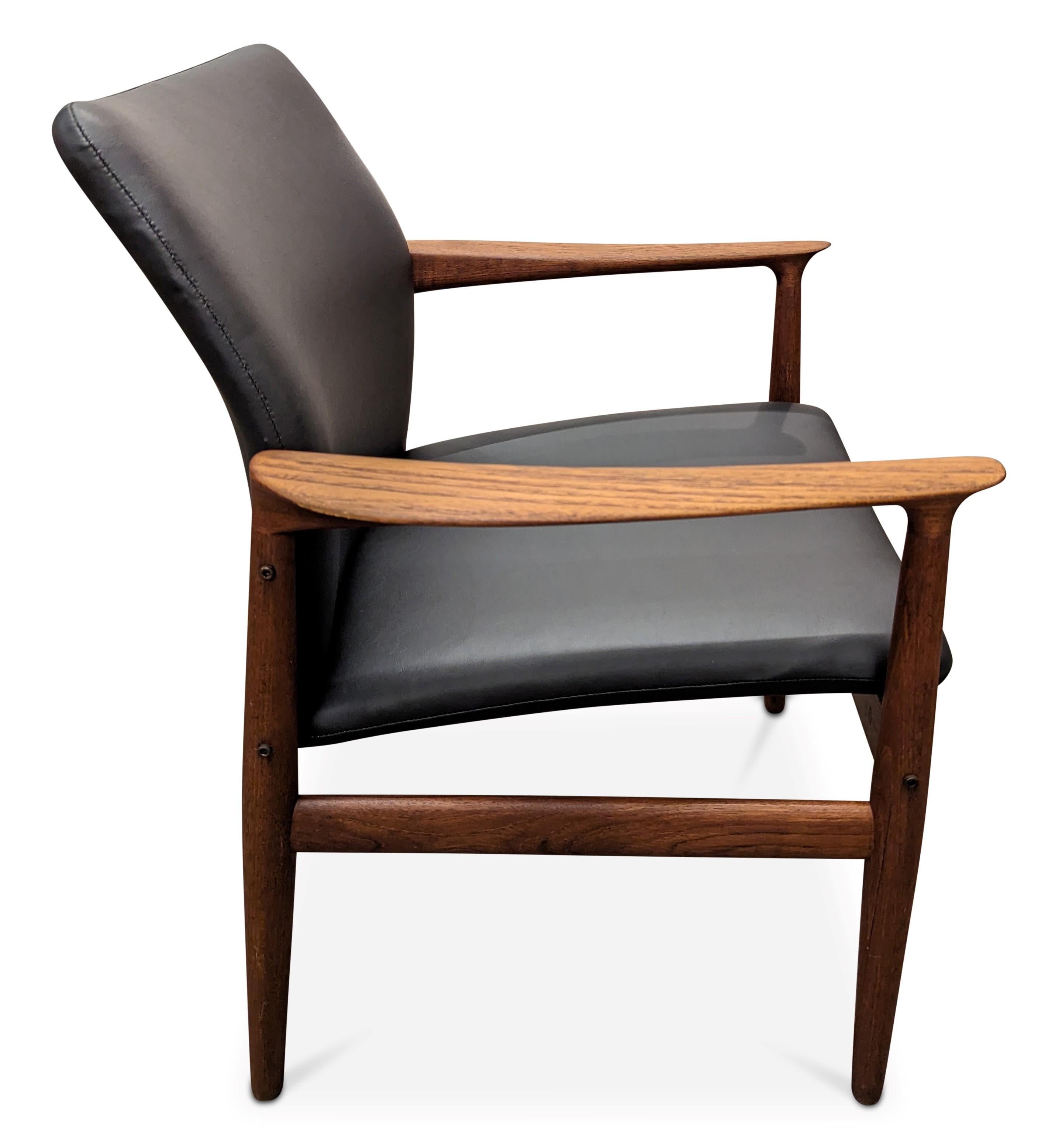 Vintage Danish Mid Century Grethe Jalk for Glostrup Teak Chair - 082314 1