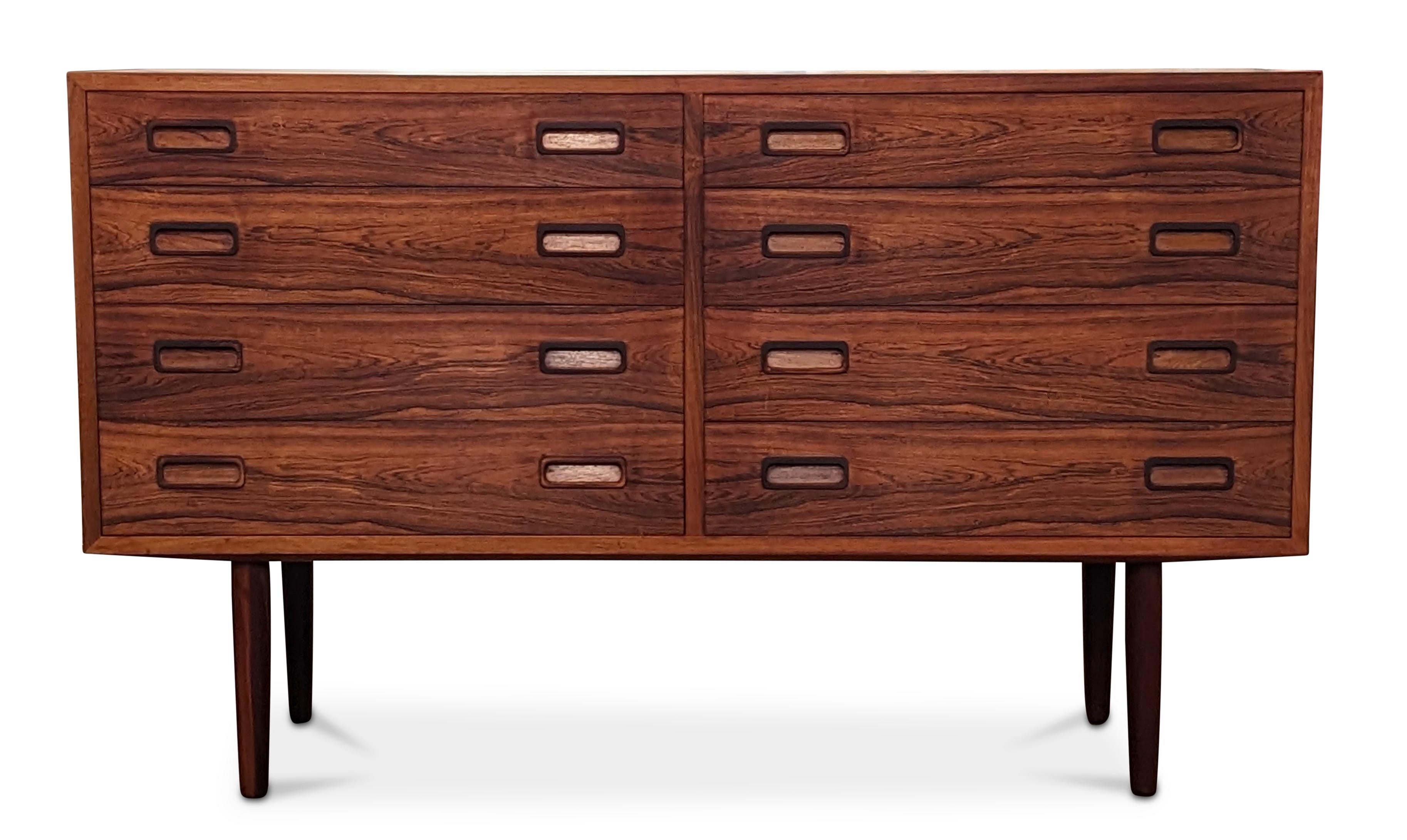 Mid-20th Century Vintage Danish Midcentury Hundevad Rosewood Double Dresser, 062303