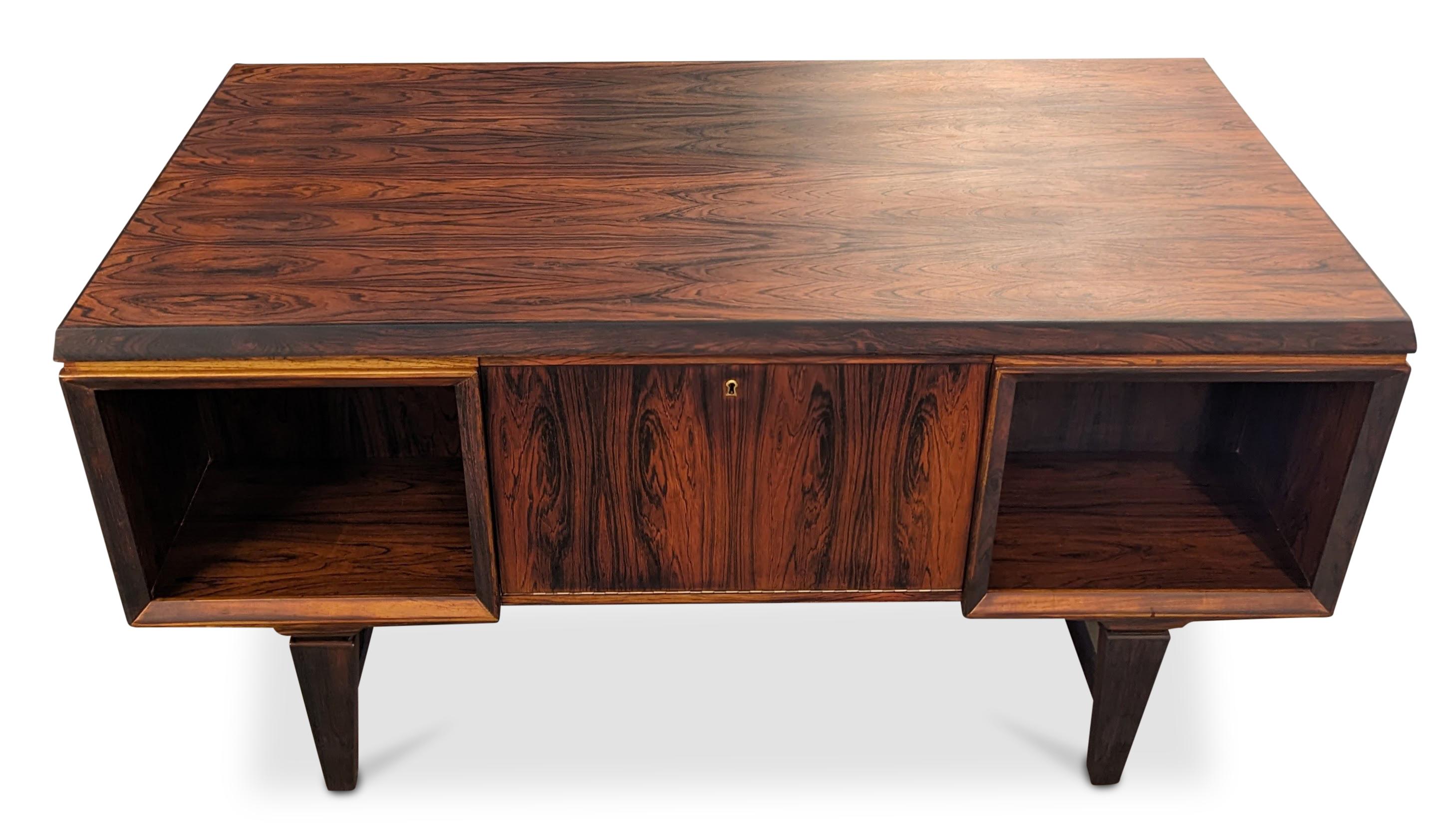 Vintage Danish Mid Century Large Rosewood Desk - 072315 For Sale 9