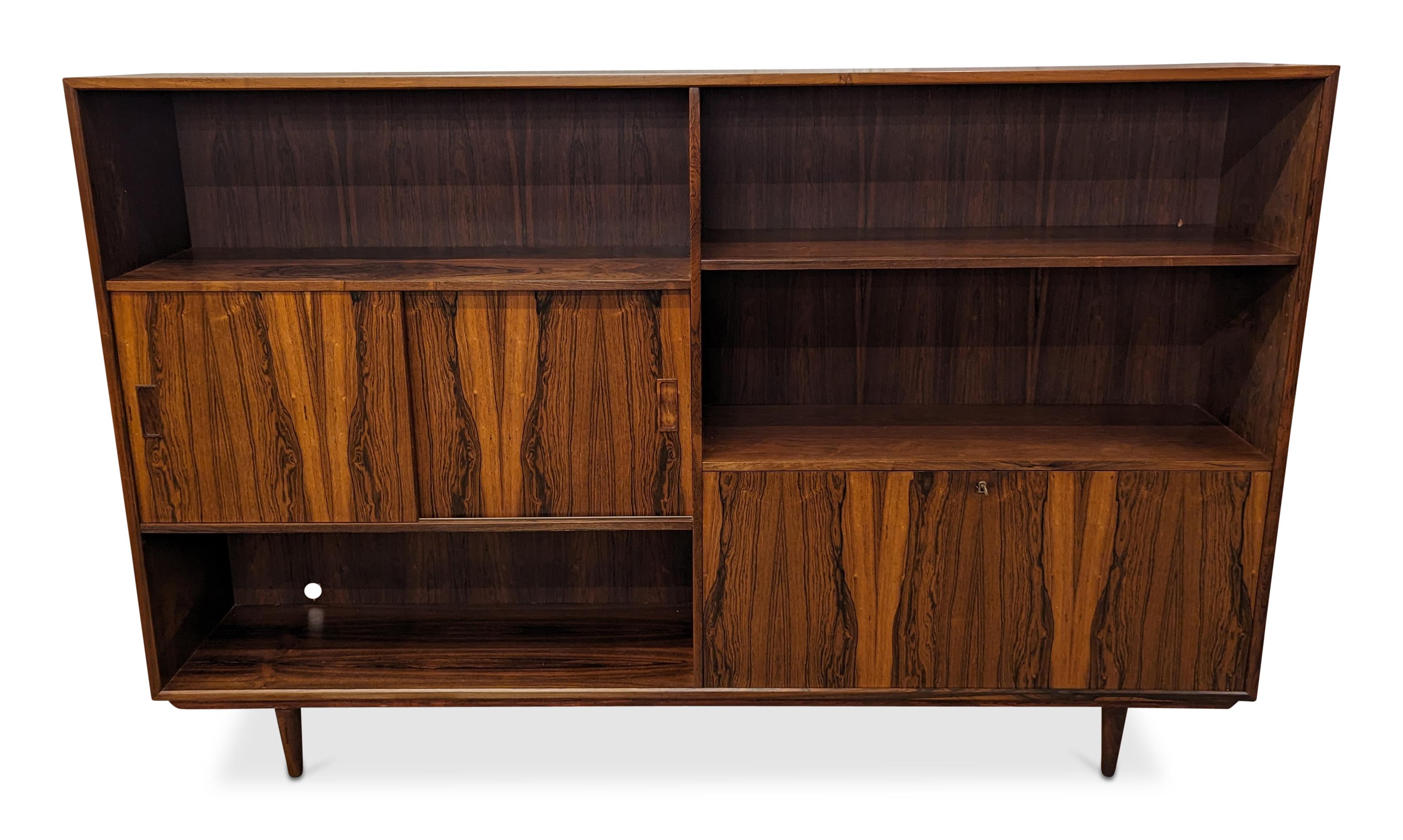 Mid-20th Century Vintage Danish Mid Century Long Westergaard Rosewood Bookcase - 022482 For Sale