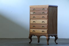 Vintage Danish Mid-century modern 1967 Highboy 6 Drawer Dresser in Oak, 1960