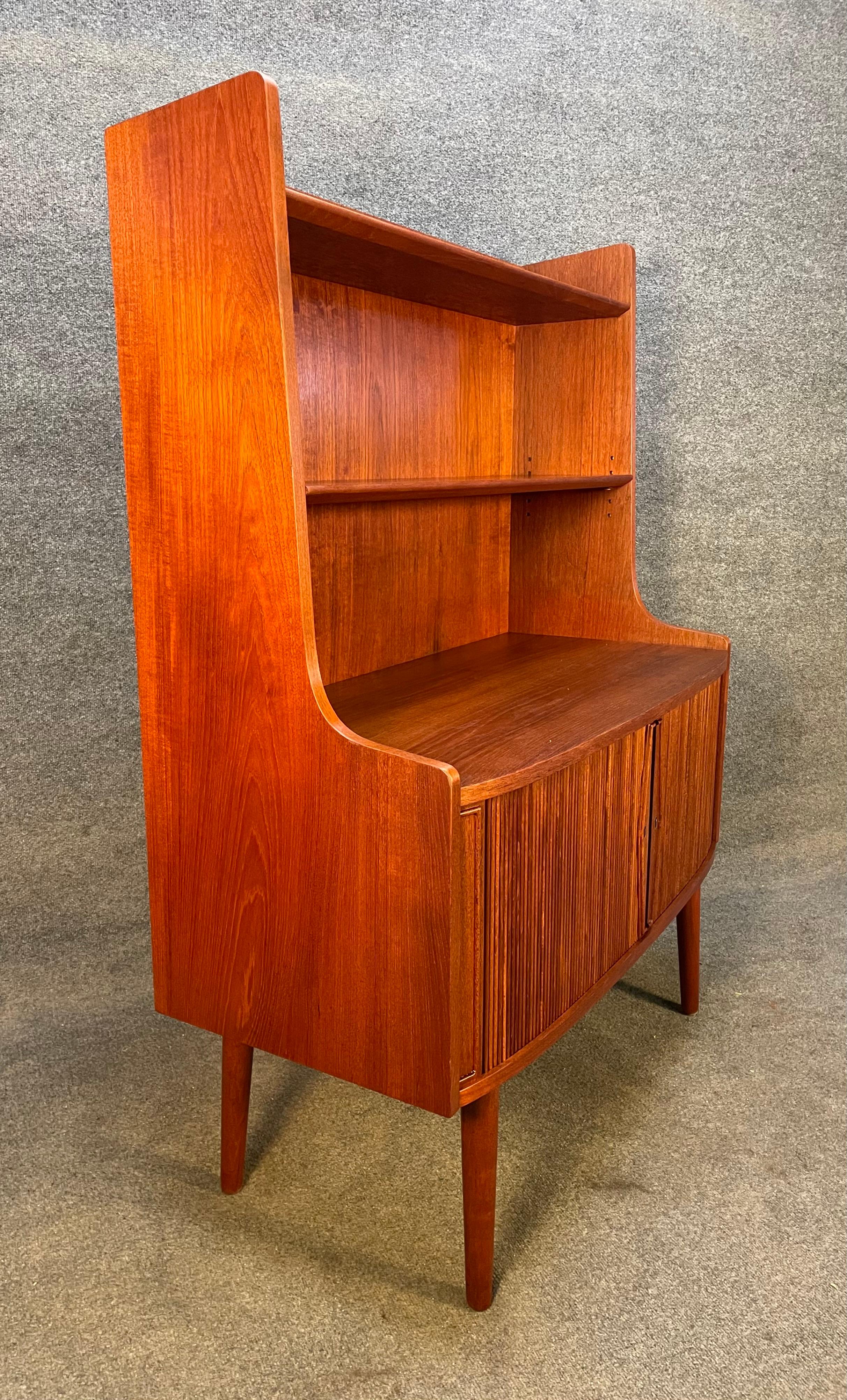 Vintage Danish Mid-Century Modern Cabinet Bookcase by Johannes Sorth 3