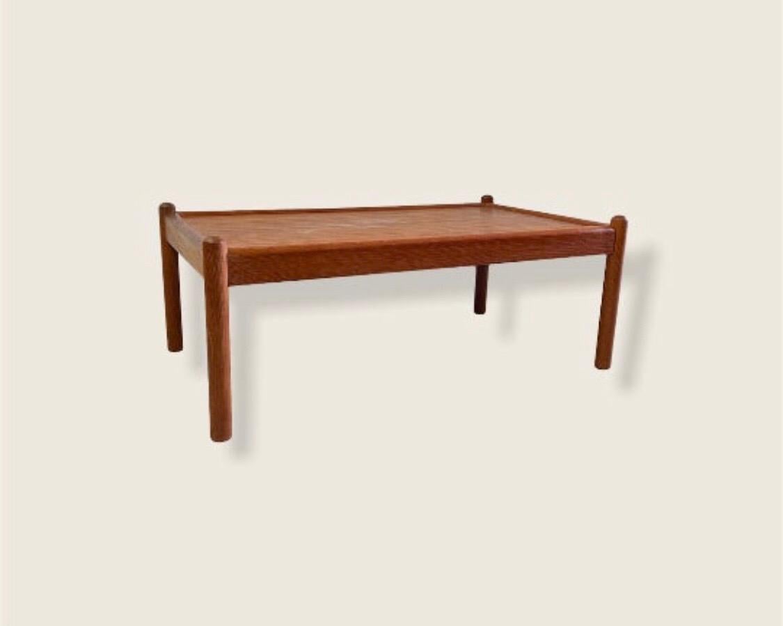 Vintage Danish Mid-Century Modern Coffee Table In Good Condition In Seattle, WA