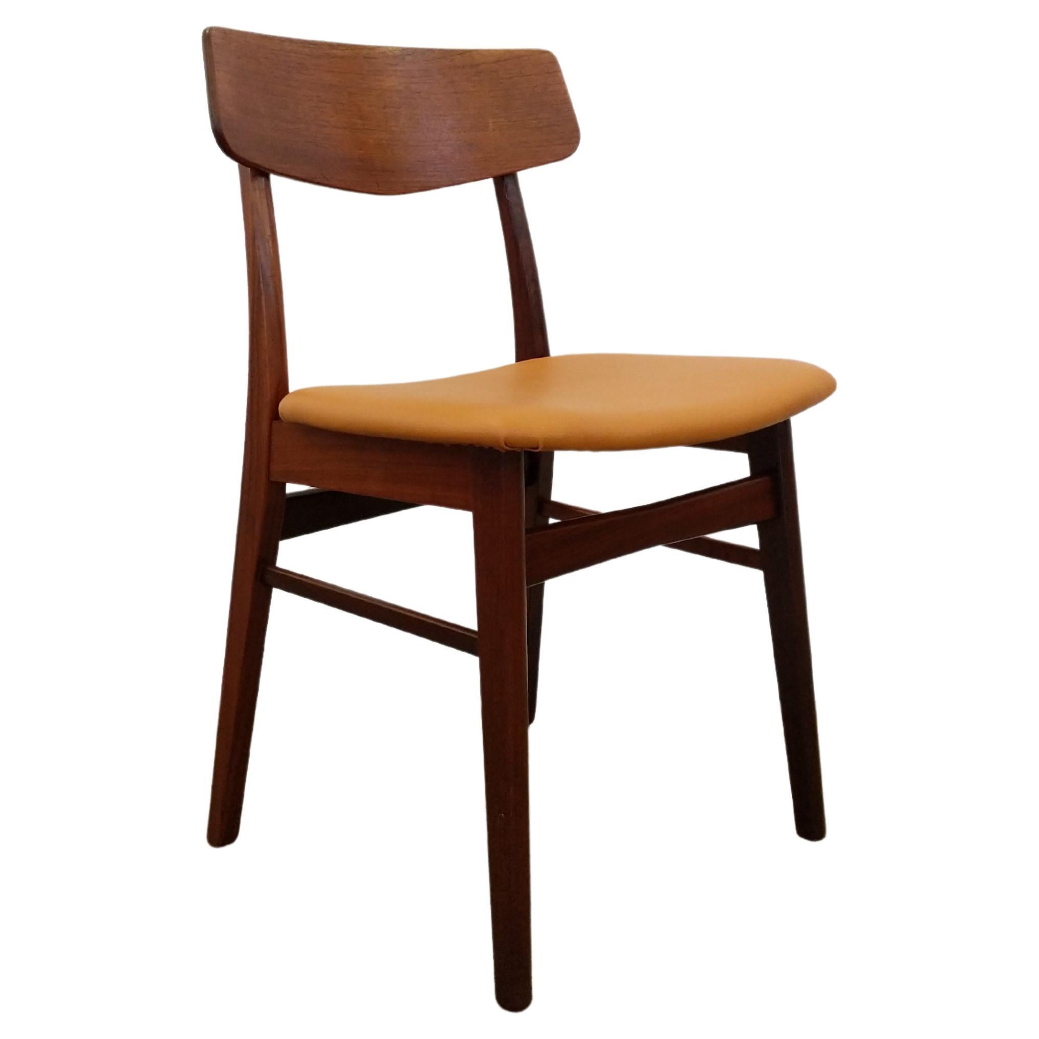 Vintage Danish Mid Century Modern Dining Chair