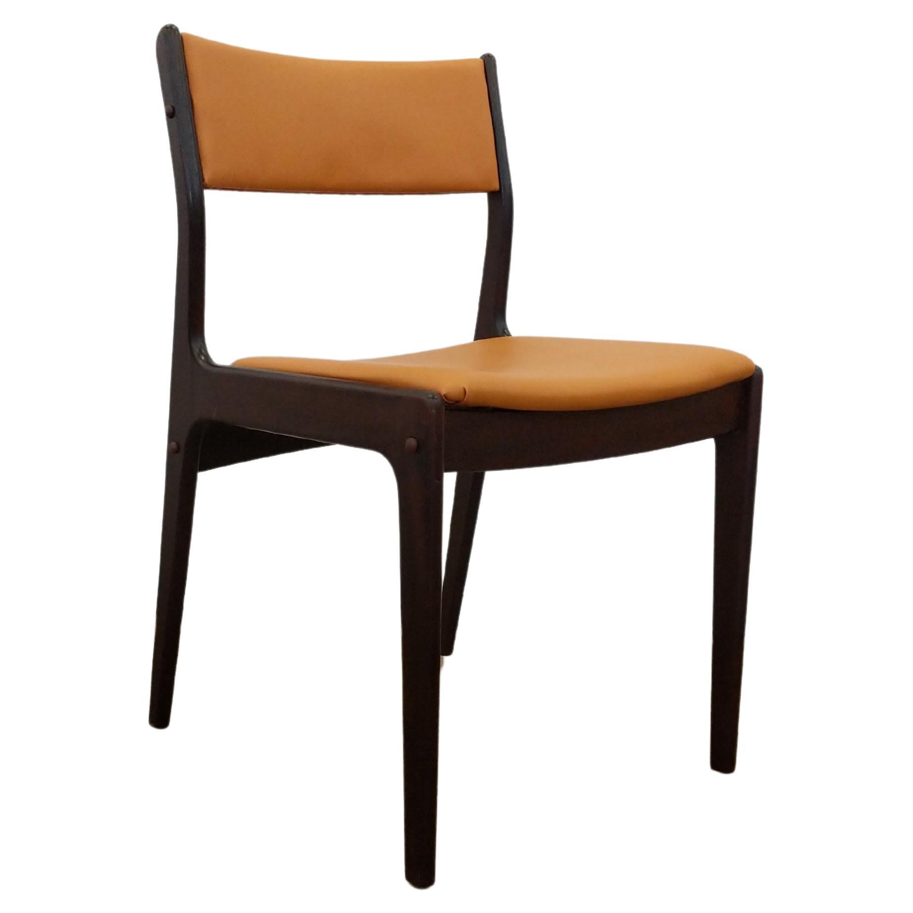 Vintage Danish Mid Century Modern Dining Chair For Sale