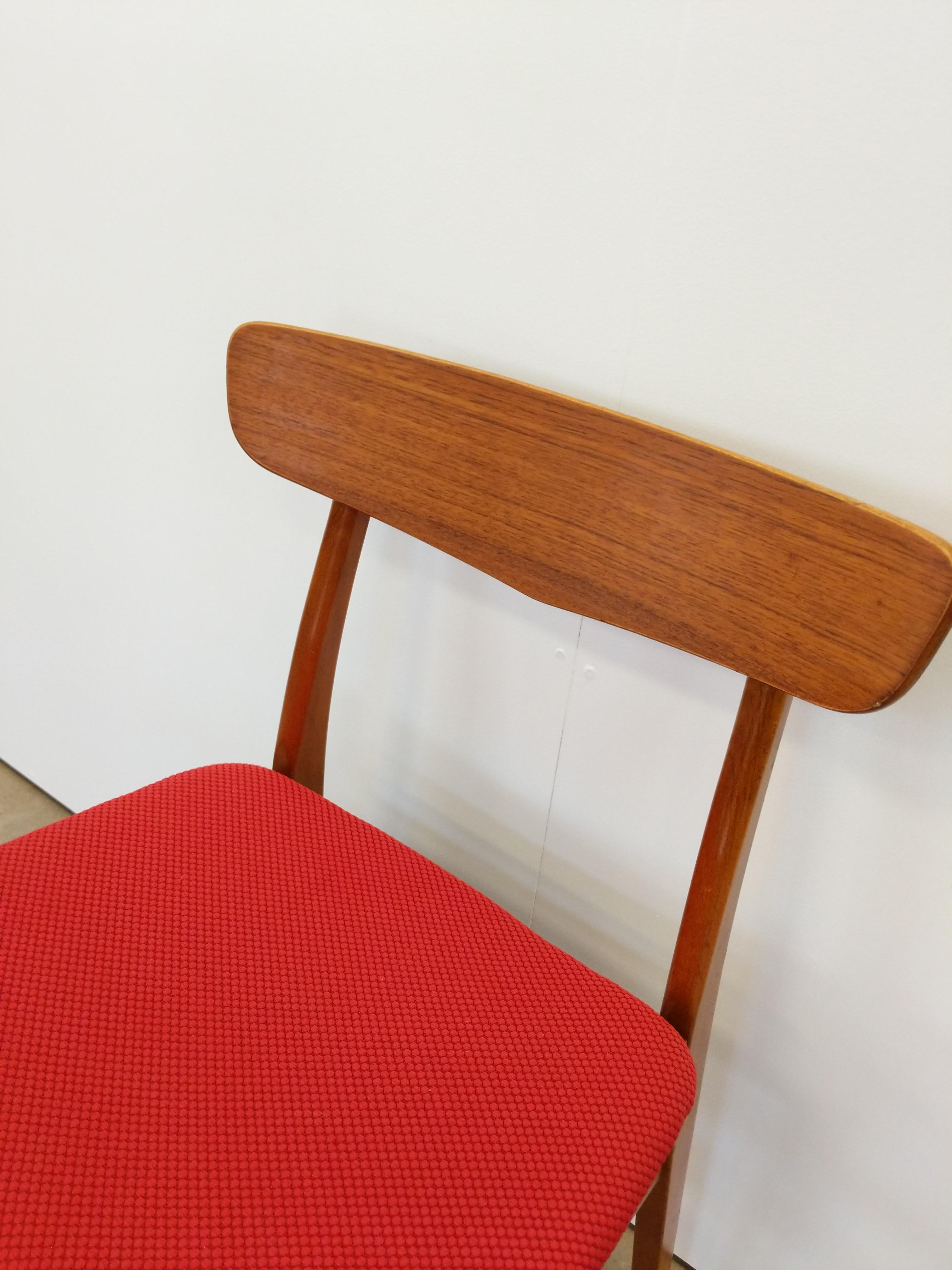Chaise de salle à manger danoise moderne mi-siècle vintage Farstrup en vente 1